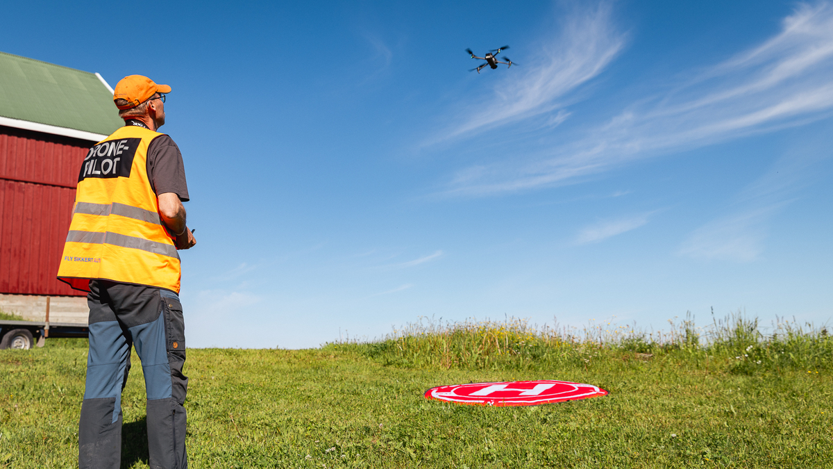 Droner redder rådyr under slåtten